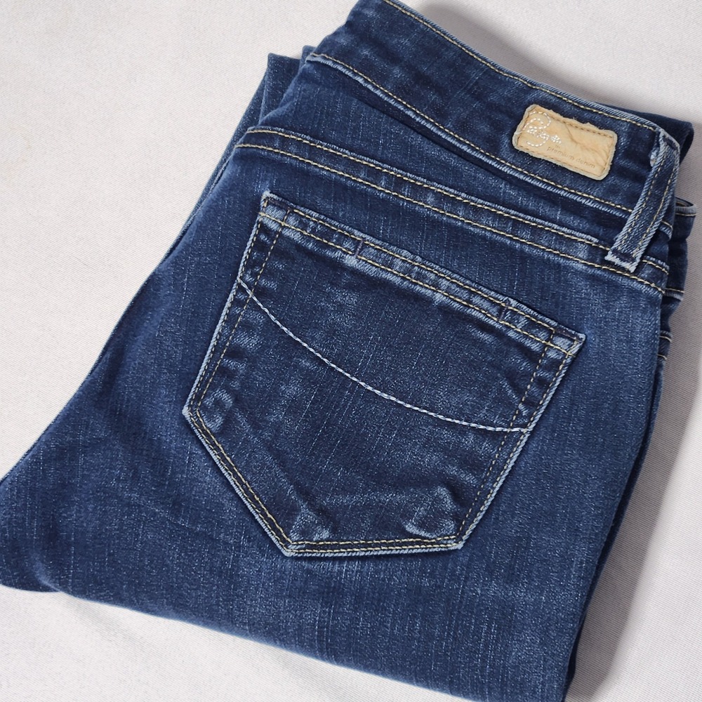Paige Premium Denim Skyline Dark Wash Skinny Jeans Size 26 Made in USA